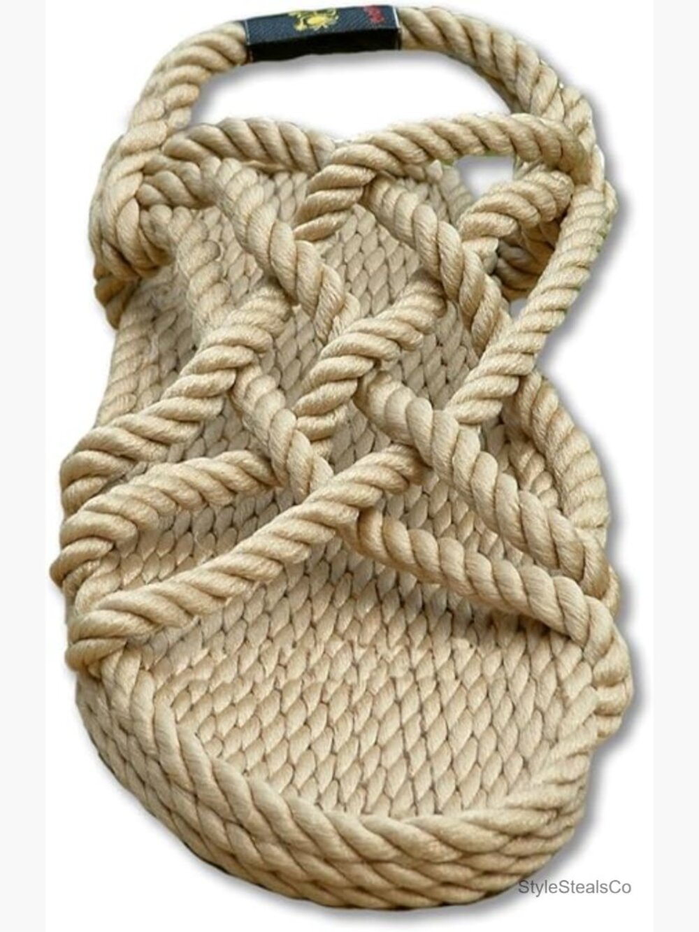 Handmade Unisex Rope Sandals with Adjustable Back Strap